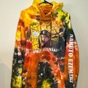 Naruto Uzumaki Shippuden Tie-Dye Hoodie